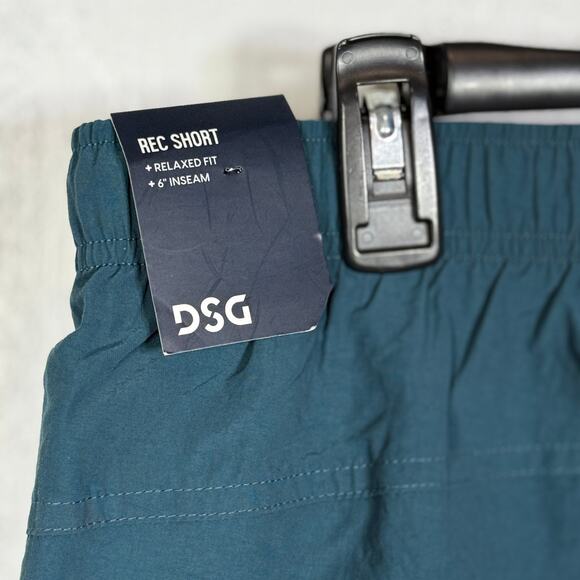 DSG Men's 6” Nylon Lifestyle Shorts, Brilliant Teal XXL - Picture 7 of 10